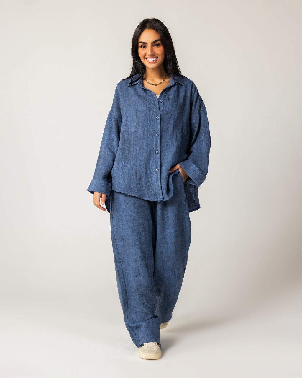 Chic linen set designed for everyday comfort.