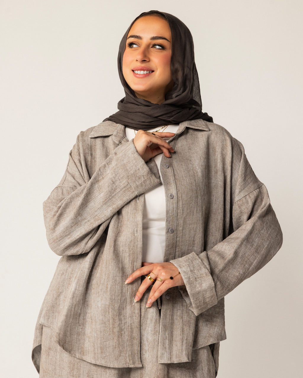 Chic linen set designed for everyday comfort.