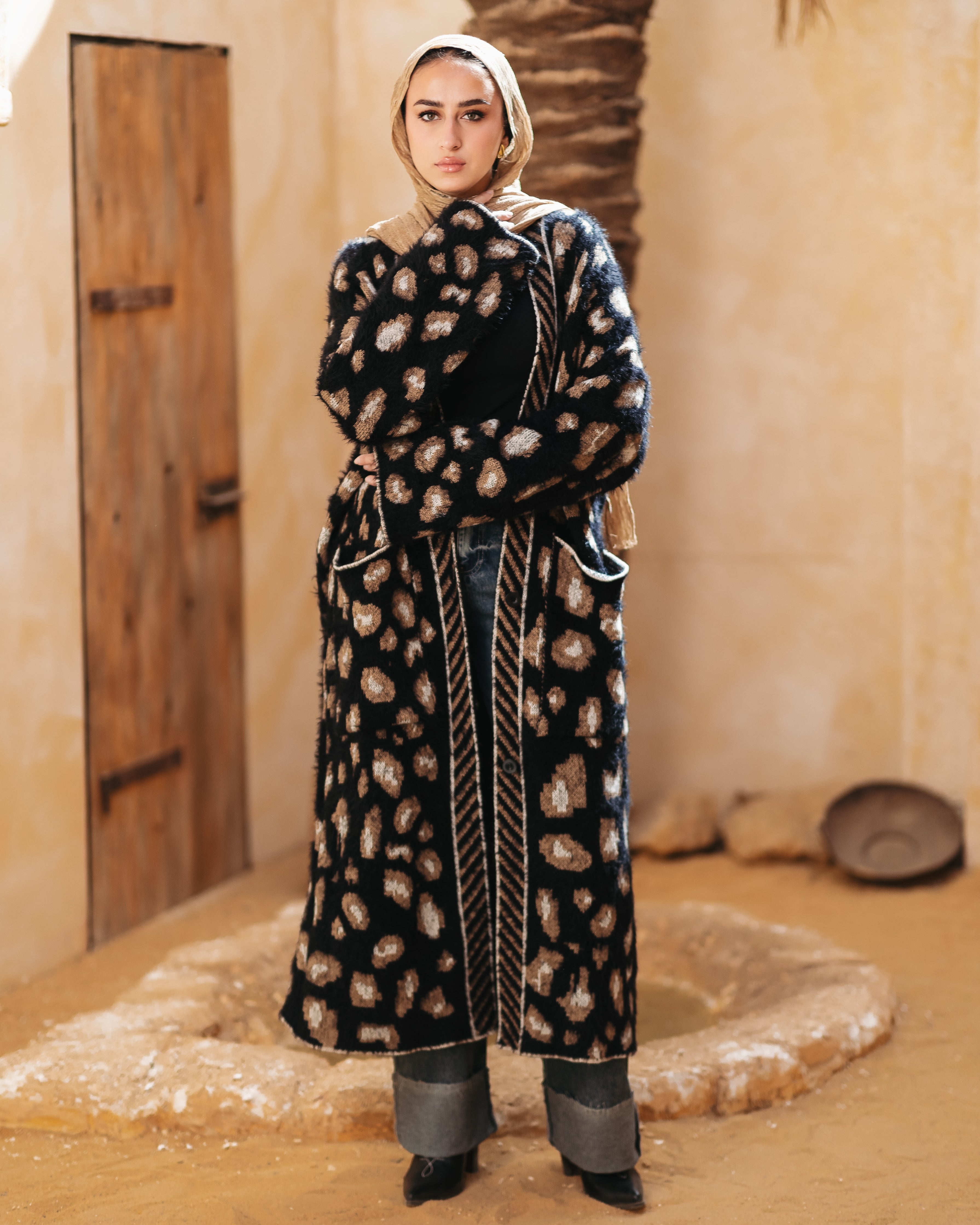 Cardigan long trico tigger