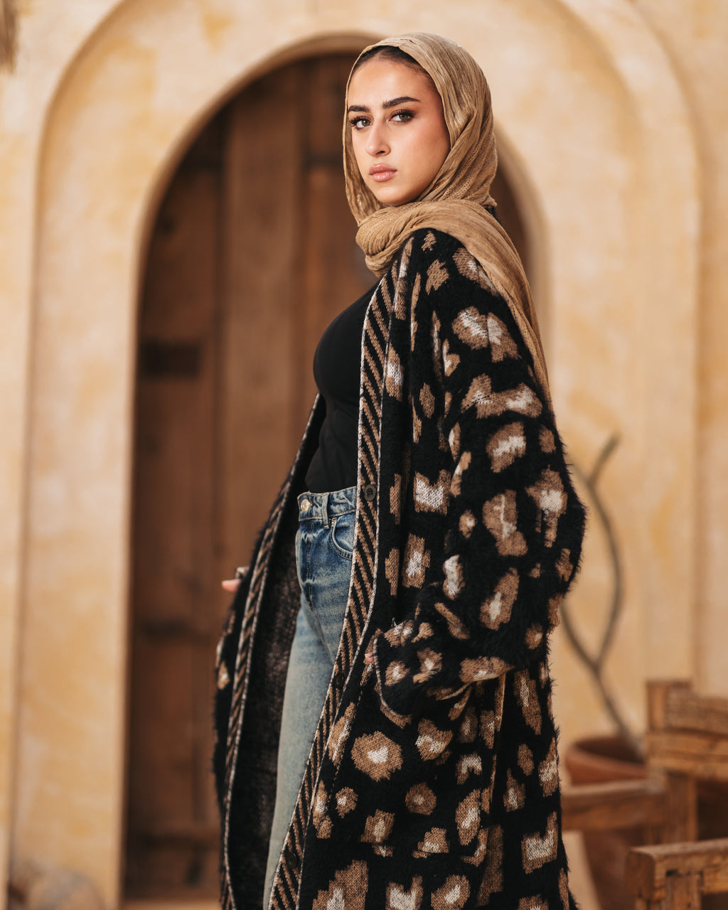 Cardigan long trico tigger