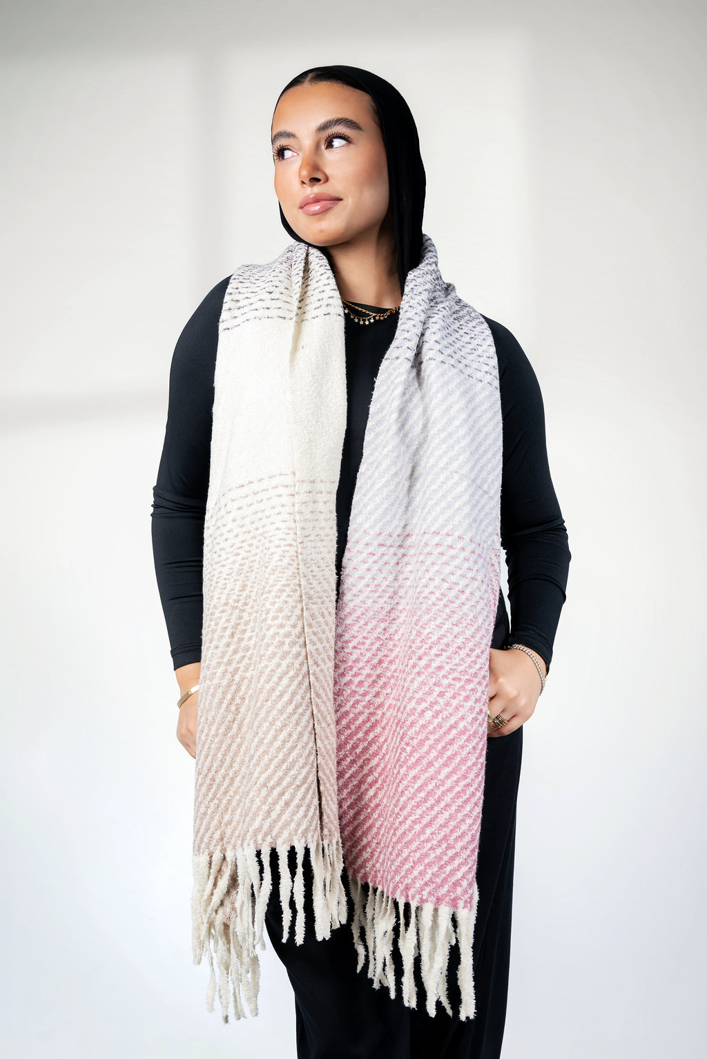 Scarf long printed - Light Colors