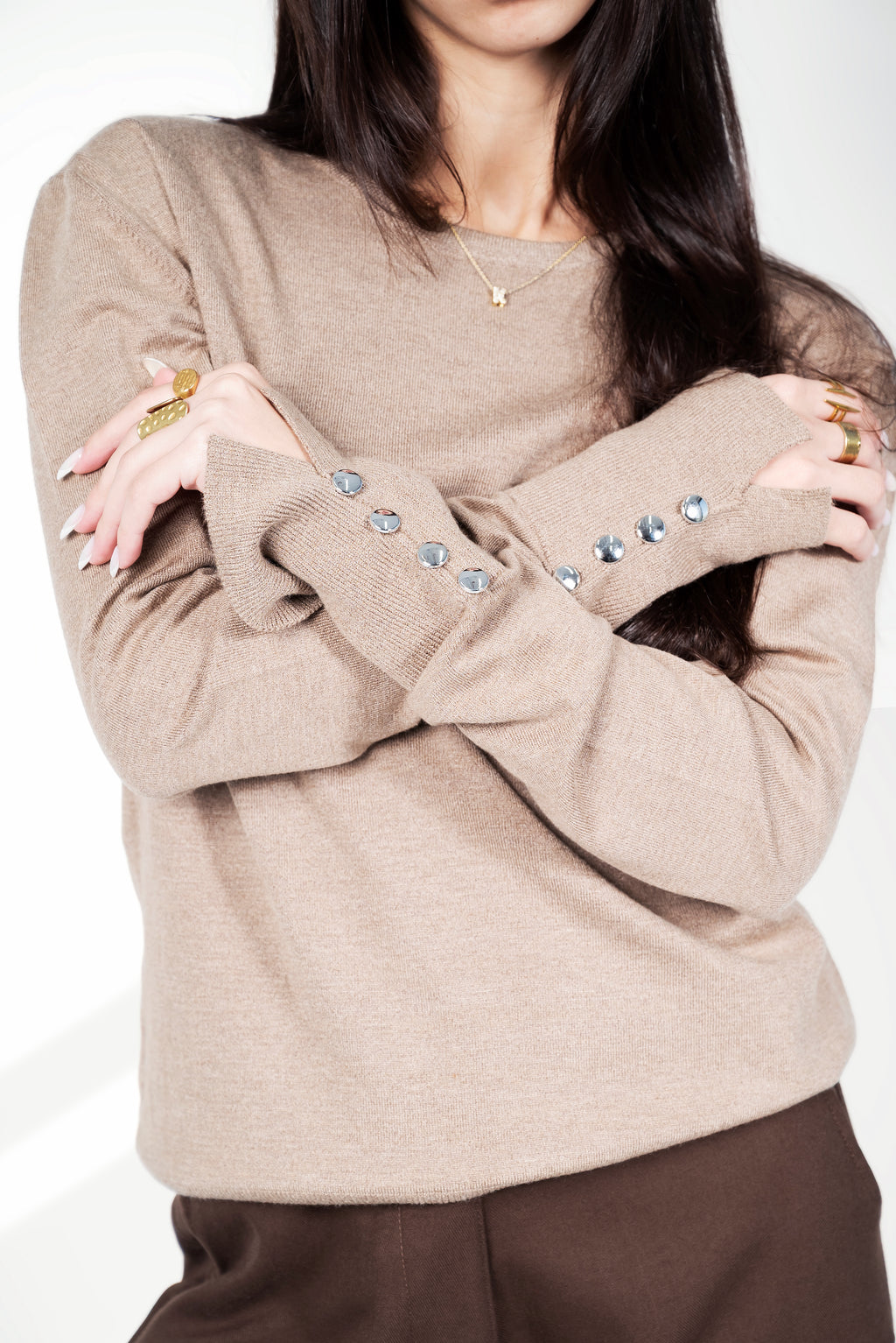 Basic top round - Offwhite