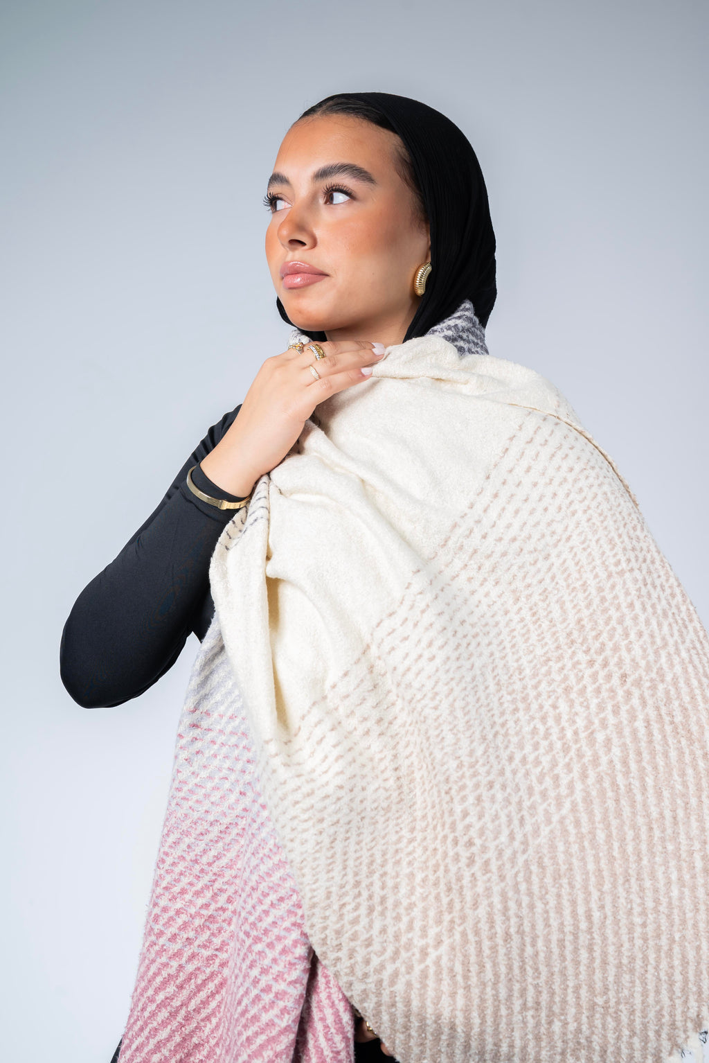 Scarf long printed - Light Colors