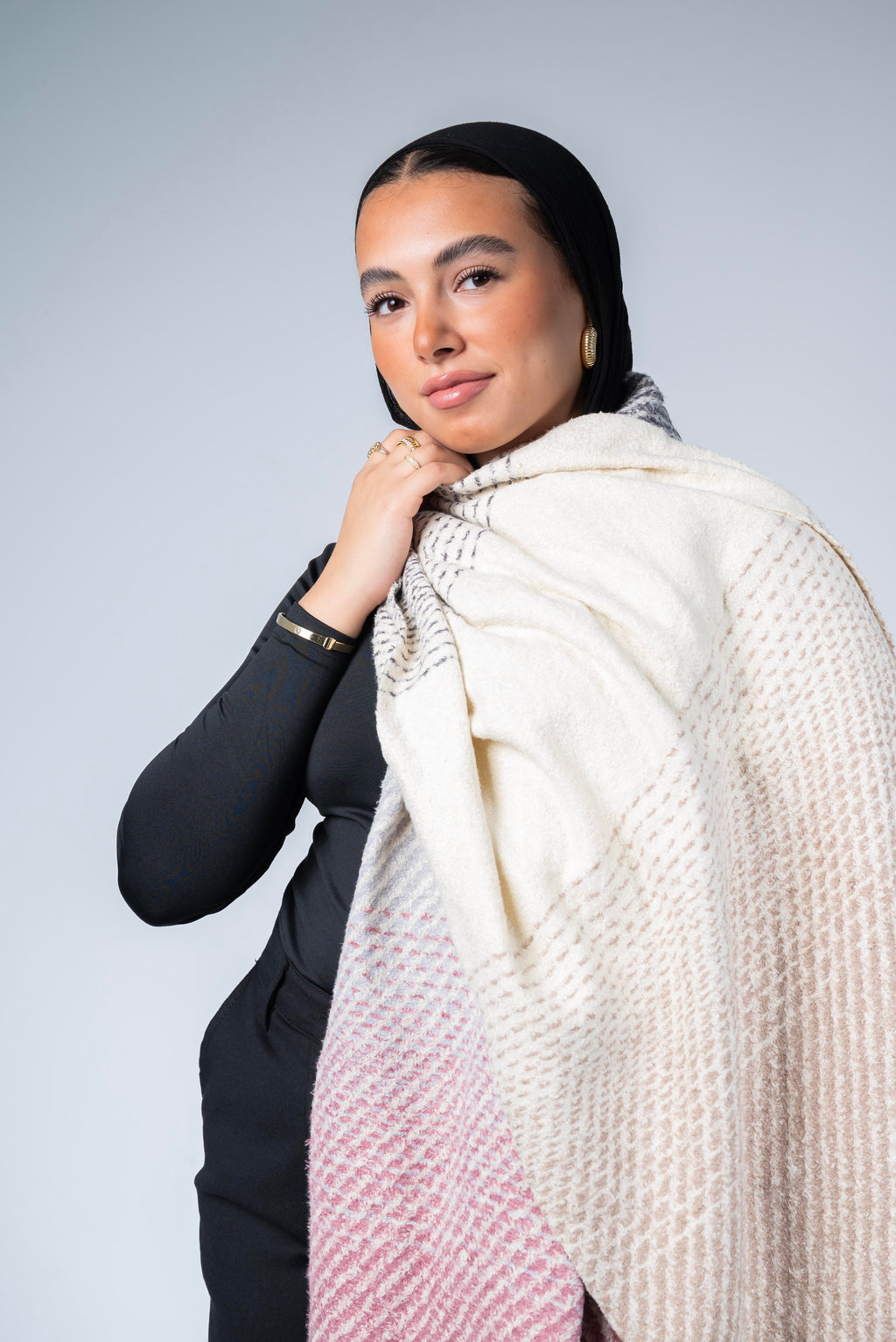 Scarf long printed - Light Colors