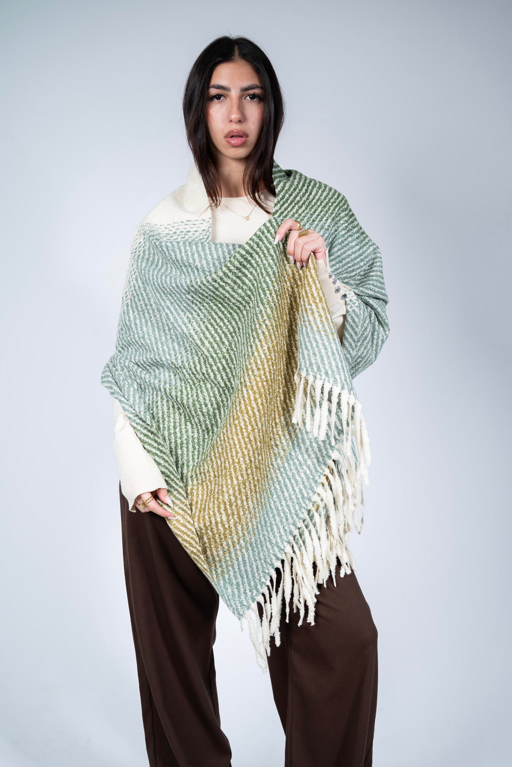 Scarf long printed - Colors