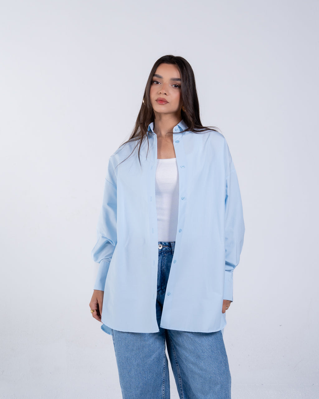 Plain oversized shirt