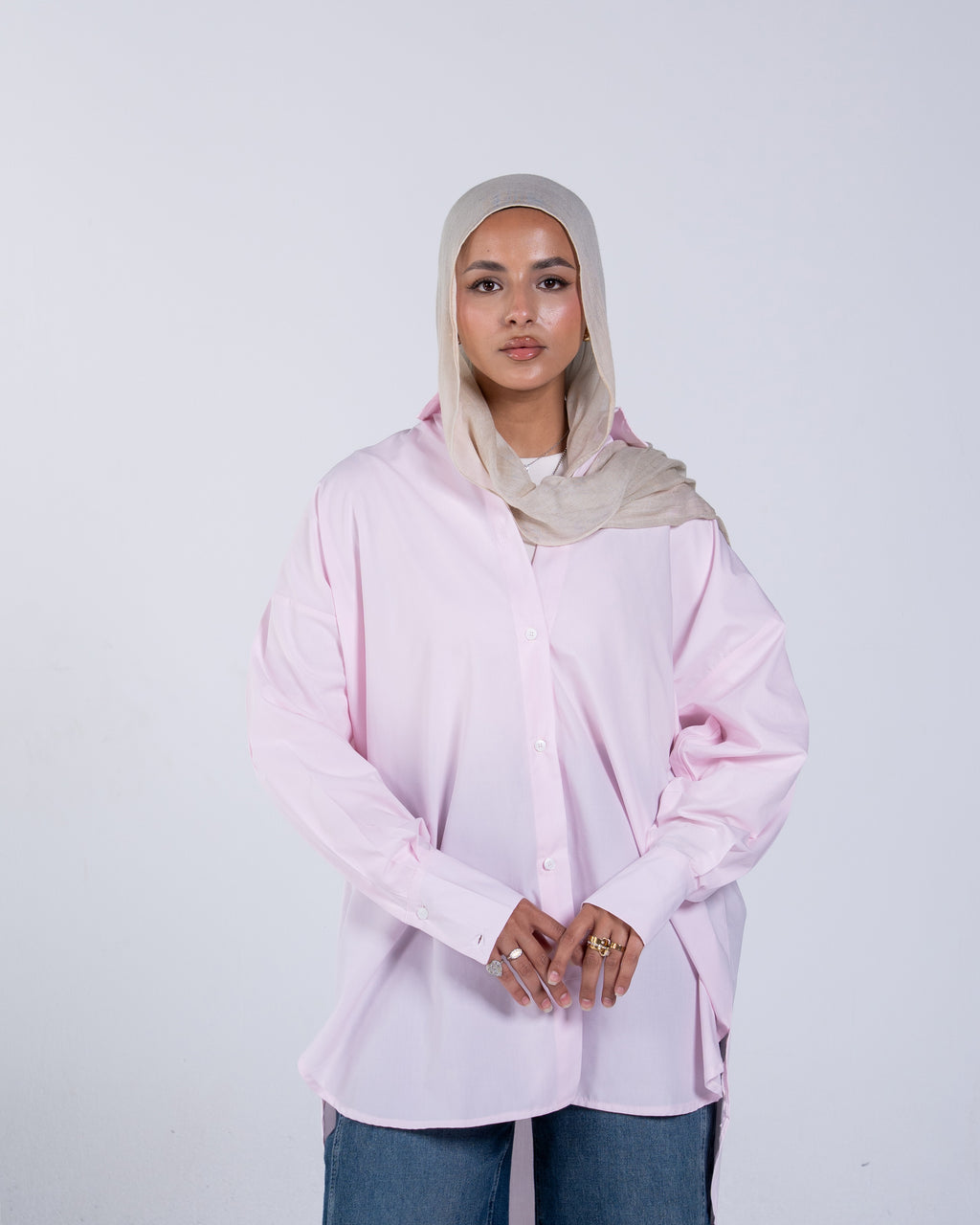 Plain oversized shirt