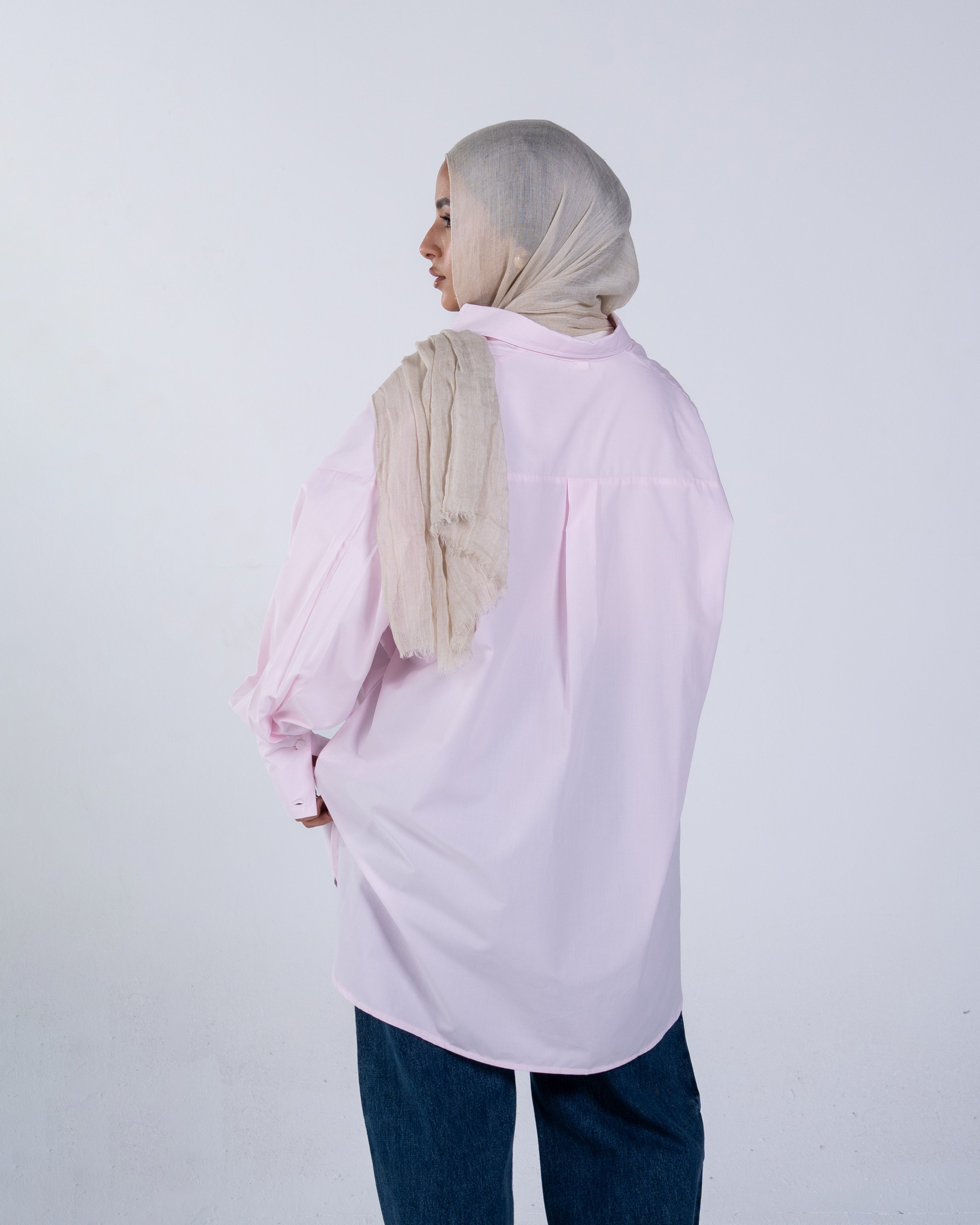 Plain oversized shirt